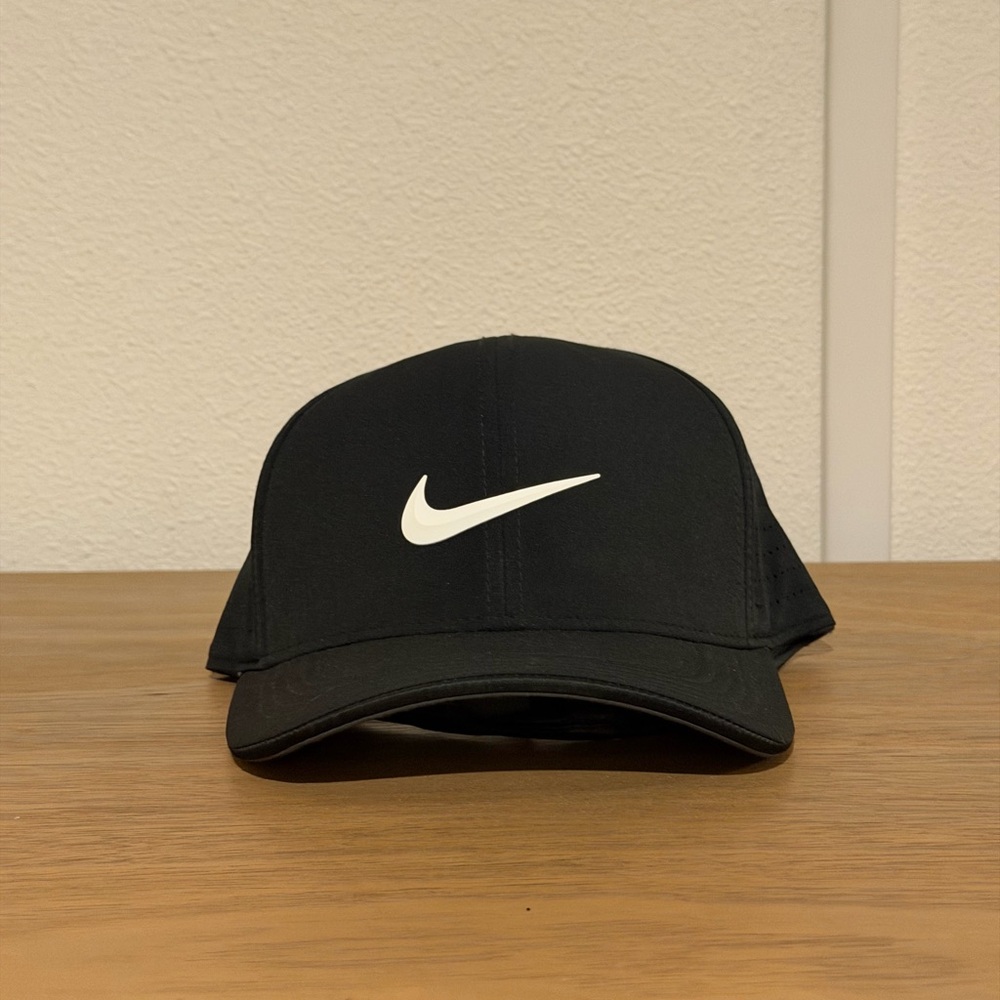 Nike Dri-FIT Black Cap with White Details